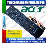 TELECOMANDO UNIVERSALE ACER, SCEGLI IL TUO MODELLO, LO RICEVERAI GIA PRONTO.