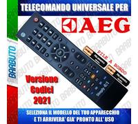 TELECOMANDO UNIVERSALE AEG: SCEGLI IL TUO MODELLO, LO RICEVERAI GIA PRONTO