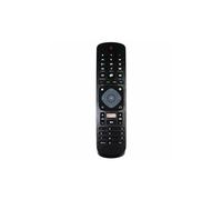 Telecomando universale compatibile con le smart TV Philips, con funzione di sostituzione Netflix, colore nero.