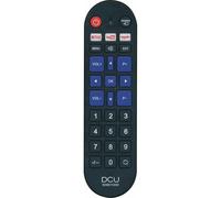 DCU TECNOLOGIC - Telecomando universale per TV LG, Samsung, Sony, Philips e Panasonic - Pulsante Netflix, Video e Youtube - Distanza: +8 Metri