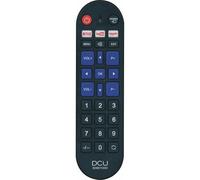 DCU TECNOLOGIC - Telecomando universale per TV LG, Samsung, Sony, Philips e Panasonic - Pulsante Netflix, Video e Youtube - Distanza: +8 Metri