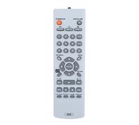 Telecomando universale di ricambio a lunga distanza, pre-programmato per lettori DVD Pioneer compatibili. Materiale ABS. Funzionamento a batterie.