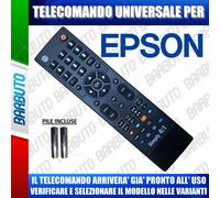 TELECOMANDO UNIVERSALE EPSON, CLICCA IL TUO MODELLO LO RICEVERAI GIA PRONTO