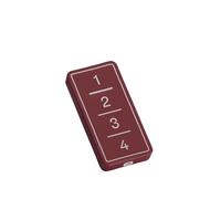 Telecomando Universale Facile: Copiatore Multifrequenza 433-868 MHz per Cancello e Garage, 4 Tasti Programmabili, Supporta Rolling Code e Codice Fisso, Design Robusto (PRO, Crimson Red)
