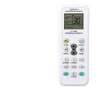 Telecomando universale for condizionatore d'aria 1000 in 1 K-1028E Parti dell'interruttore di controllo del condizionatore d'aria con impostazione a un tasto(E-heat Type)