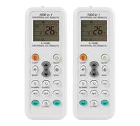 Telecomando universale K-1028E per condizionatore d'aria, compatibile con LG, Samsung, Daikin, Mitsubishi e più di 1000 marche, display LCD retroilluminato, funzione luce, timer, raffreddamento rapido