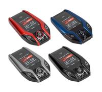 Telecomando universale LCD con sistema di accesso senza chiave compatibile con veicoli dotati di pulsante Start-Stop del motore(Red)