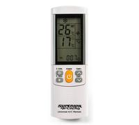 Superior AirCo PLUS - Telecomando Universale per Climatizzatori - 4000 codici - Ampio Display Retroilluminato - Timer Notturno - Funzione Temperature Block - SUPCU001