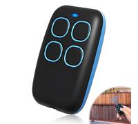 Telecomando Universale per Cancello 4 in 1, Multifrequenza 433 MHz Telecomando Rolling Code compatibile con BFT, Nice e Altri Telecomandi Cancello Universali per Porte da Garage Portata 30 m