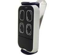 Telecomando universale per cancello del garage, clonazione Homelink, apprendimento programmabile, 4 pulsanti, multi frequenza, 280 MHZ-868 MHz (grigio)