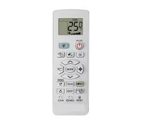 Telecomando universale per condizionatore d'aria compatibile con modelli Sharp J-TECH Inverter pre-programmato, bianco