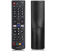 Telecomando universale per LG Smart TV RM-L1379, Regolazione a Distanza per Netflix, Amazon, Pulsanti- Non Richiede Nessuna Configurazione per il Controllo Remoto