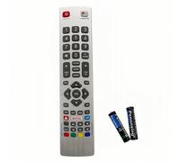 Telecomando universale per TV Sharp, sostituisce il telecomando originale. Plug and play, nessuna configurazione necessaria. Inclusi 2 batterie AAA