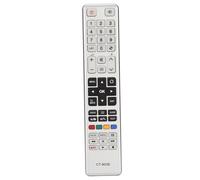 Telecomando universale per TV Toshiba, alimentato a batterie alcaline per una configurazione rapida e un utilizzo prolungato.