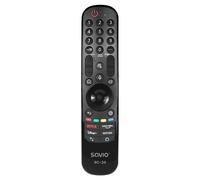 Telecomando universale Savio RC-24 per LG Smart TV comandi vocali nero