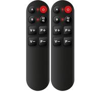 Telecomando Universale Semplificato IRRADIO con Funzione Apprendimento | Tasti Grandi, Senza Numeri, Compatibile con TV e Smart TV | Ideale per Anziani e Bambini (Confezione da 2)