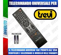TELECOMANDO UNIVERSALE TREVI CLICCA IL TUO MODELLO LO RICEVERAI GIA PRONTO