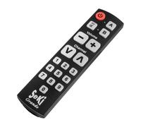 TELECOMANDO UNIVERSALE TV GRANDE TASTIERA NERO SOSTITUTIVO COMPATIBILE TV SMART