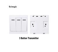 Telecomando universale wireless per pannelli a parete, trasmettitore RF, 1527 codici di apprendiment