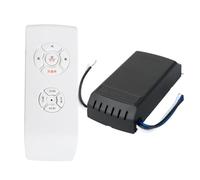 Telecomando Ventilatore A Soffitto | Ventilatore A Soffitto Senza Fili | Ventilatori Aerei Di Temperatura | Controller A 3 Velocità con Funzione Timer | Peq