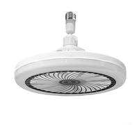 Telecomando ventilatore da soffitto illuminazione E27 vite lampadina per il massimo comfort domestico (nero)