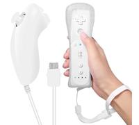 Telecomando Wii Controller di gioco, Controller Wii remoto con Nunchuck Controller Nunchuck per telecomando Wii Vernbedinung Plus Controller sostitutivo Jostick Maniglia di gioco per console Wii/Wii U