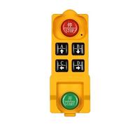Telecomando wireless industriale Controllo gru a 2/4 pulsanti Gru impermeabile Controller radio industriale a lunga distanza,Risposta Rapida(4 Buttons)