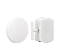 Telecomando wireless per interruttori della luce, batteria a lunga durata fino a 100 giorni, facile da installare su qualsiasi pulsante a parete, bianco (1 telecomando)