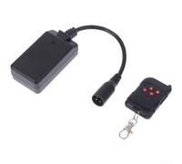 Telecomando wireless per macchina del fumo con connettore XLR a 3 pin, compatibile con nebulizzatore da palcoscenico da 400 W, 500 W, 900 W, 1500 W, indicatore LED per illuminazione per feste