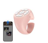 Telecomando wireless per pagina, con denti blu, telecomando per otturatore selfie, pulsante per girare le pagine della fotocamera, per telefoni e tablet, 3 x 2 x 3 cm