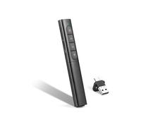 Telecomando wireless per presentazioni a 2,4 GHz, con porte USB e Type-C, per PowerPoint, con controllo del volume e dei collegamenti ipertestuali.