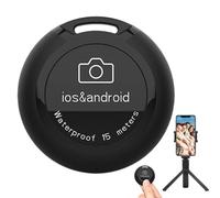 Telecomando wireless per selfie, pulsante otturatore per telefono, clicker wireless compatto, telecomando impermeabile a lunga durata, strumento di acquisizione foto per utenti di smartphone, amanti