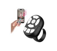 Telecomando wireless per TikTok, anello di scorrimento Bluetooth compatibile con iPhone - Metti "Mi piace", gira pagina, regola il volume e