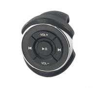 Telecomando wireless per volante, per musica multimediale, compatibile con iPhone e Android, pausa e salto volume, strumento di sicurezza per la guida a mani libere, piccola unità portatile