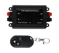 Telecomando wireless RF Dimmer Switch 12 V 24 V 8A uscita per striscia LED monocolore, pulsante On Off per una facile regolazione della luminosità