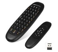 TELECOMANDO WIRELESS RICARICABILE TASTIERA REMOTA AIR MOUSE RGB Q-A09 SMART TV B