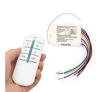 Telecomando YAM 804, Telecomando a Parete Ricevitore 4 vie ON/OFF 220V Digital Wireless Wall Light Ricevitore trasmettitore telecomando interruttore