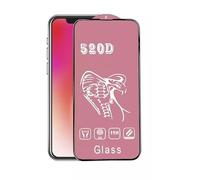 TELEFIX Pellicola protettiva in vetro temperato per iPhone 15 Pro (520D), trasparente, antigraffio e resistente agli urti, bordo nero, montaggio senza bolle, alta sensibilità al tocco, protezione