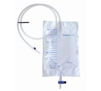 Teleflex Medical SACCA DI DRENAGGIO LETTO PER INCONTINENZA 2000ML IN PVC CONVALVOLA DI NON RITORNO E SCARICO STERILE CON TUBO DI RACCORDO 120CM 1 PEZZO RIUTILIZZABILE