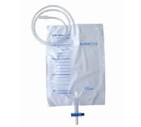 Teleflex Medical SACCA DI DRENAGGIO LETTO PER INCONTINENZA 2000ML IN PVC CON VALVOLA DI NON RITORNO E SCARICO STERILE CON TUBO DI RACCORDO 90CM 75 PEZZI RIUTILIZZABILE