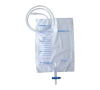 Sacca raccolta urina da letto in pvc volume 2000 ml valvola di non ritorno rubinetto scarico t-tap tubo di raccordo diametro 5-7 mm lunghezza 90 cm 30 pezzi