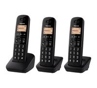 Panasonic KX-TGB613 Trio Telefono Cordless DECT Rubrica 50 numeri colore nero