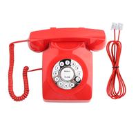 Telefoni antichi vecchio stile, telefono fisso classico di alta qualità e robusto con tastiera numerica a pulsanti e microfono con cancellazione del