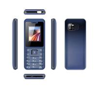 Telefoni Cellulari di Base per Anziani e Bambini, Telefoni Stupidi Sbloccati, Telefoni Cellulari Senza Internet - con Pulsanti Grandi, MP3, MP4, Fotocamera, Torcia Elettrica, SOS,Blue