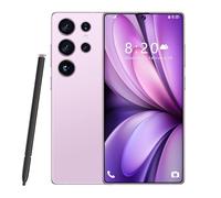 Telefoni Cellulari S24 Ultra 5G, Smartphone Android 14.0, Telefono Cellulare Con Fotocamera Da 7,3 Pollici, 16GB RAM 1TB ROM, 8000 MAh, 72 MP 108 MP, Doppia SIM Gratuita Sbloccata,Pink-7.3 Inch