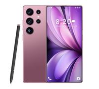 Telefoni Cellulari S24 Ultra 5G, Smartphone Android 14.0, Telefono Cellulare Con Fotocamera Da 7,3 Pollici, 16GB RAM 1TB ROM, 8000 MAh, 72 MP 108 MP, Doppia SIM Gratuita Sbloccata,Rose Glod-7.3 Inch