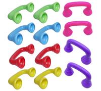 Telefoni Whisper, 12pcs 5.5x1.7 Sicuro Divertimento colorato per Il Telefono educativo di plastica per la Lettura, Feedback uditivo, accelerare la Lettura fluidità del Telefono per Bambini