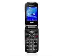 Telefonino Brondi President NERO Flip Attivo + Auricolari con microfono