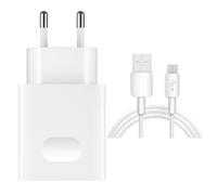 TELEFONMAX HW-050200E01 - Caricabatterie a 2 Ampere, e bianco, cavo di ricarica micro USB per Huawei P10 Lite/ P9 P8 2017/ P Smart/P Smart 2019 Honor 7 6/ Ascend P7 UVM