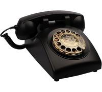 Telefono A Disco Vintage Anni 60 - Classico Telefono Fisso Antico con Filo E Suoneria Meccanica per Casa, Ufficio, Arredamento retrò, Regalo Nostalgico